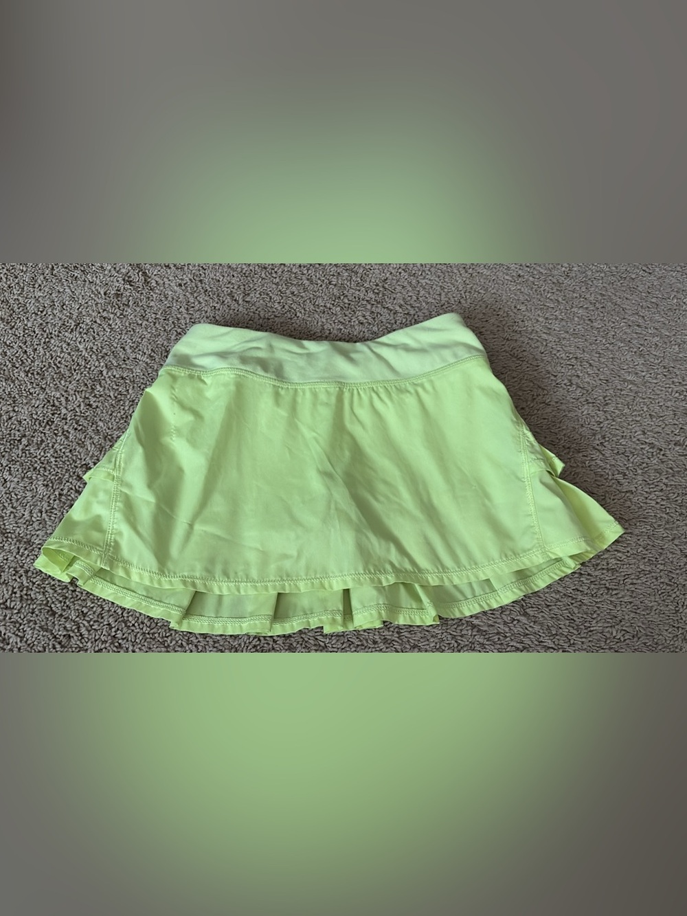 Ivivva Neon Mint Green Circle Skirt